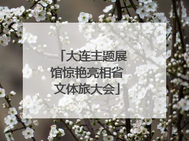 大连主题展馆惊艳亮相省文体旅大会